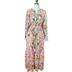Happy x Nature floral maxi dress